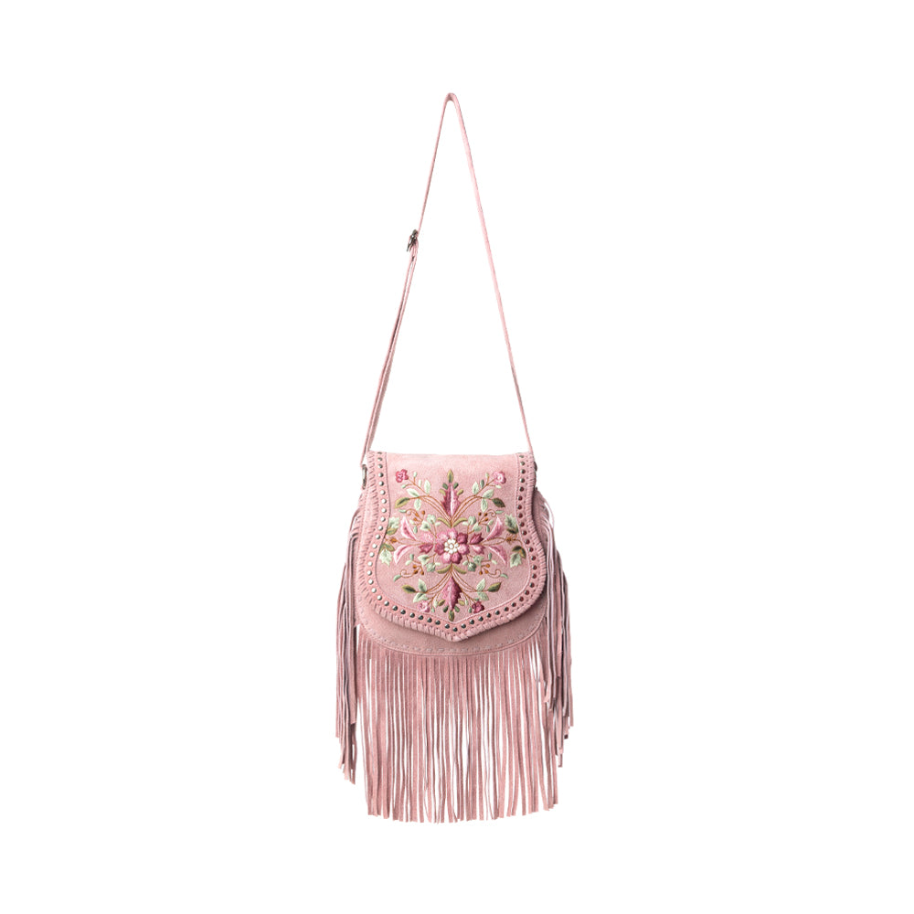 Myra Mojave Meadow Leather Bag in Old Rose