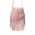 Myra Mojave Meadow Leather Bag in Old Rose